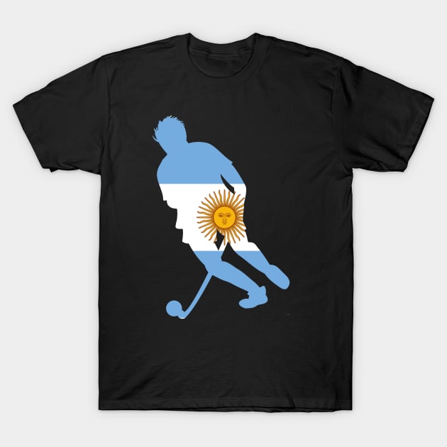 Argentina Field Hockey T-Shirt by TShirtWaffle1